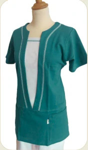 002 - Pike Tričko MEDICIN -petrolej /dopl. biela v.XXS-4XL