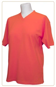 001 -Pike Tričko do "V" - červené vel.XL, 2XL