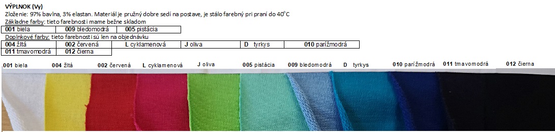 009 - Zdravotnícke Nohavice LEA - 240g elastický VÝPLNOK