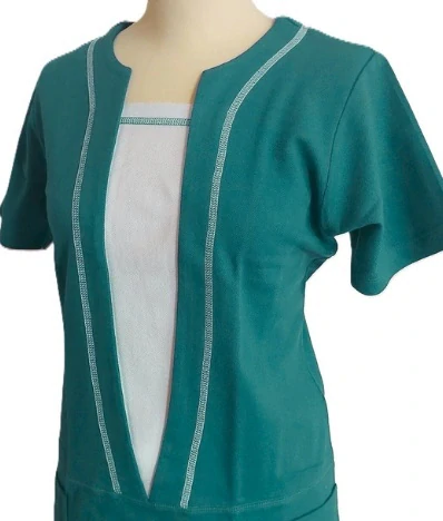 002 - Pike Tričko MEDICIN -petrolej /dopl. biela v.XXS-4XL