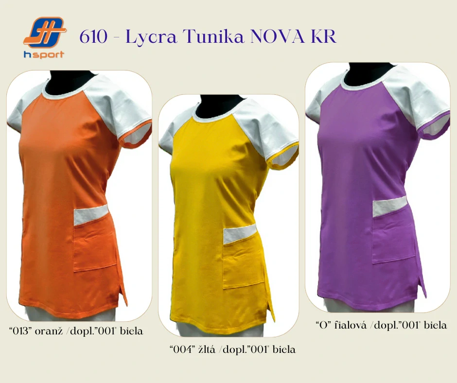 610 - Lycra Tunika NOVA KR - elastický úplet