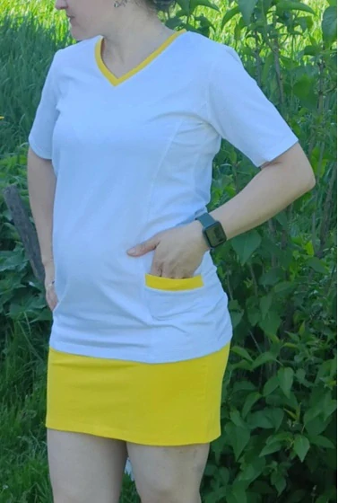 012 - Tunika DORA KR - elastický úplet   AKCIA