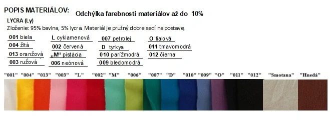 808 - Zdravotnícke Nohavice PERLA -210g elastické LYCRA